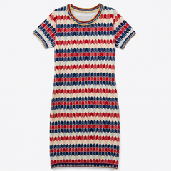 [165]MM  2025 Summer Dress Women's Elegant French Design Petite Straight Cut Dress