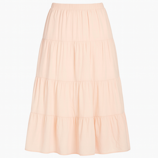 [370]MM  White Cake Dress Women's Spring Autumn 2025 New High-Waisted Slimming A-Line Mid-Length Puff Skirt for Petite Women