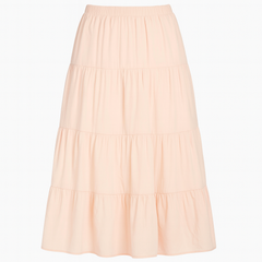 [370]MM  White Cake Dress Women's Spring Autumn 2025 New High-Waisted Slimming A-Line Mid-Length Puff Skirt for Petite Women