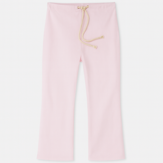 [741]MM  Women's 2025 New Lightweight Summer Pink Striped Casual Wide-Leg Pants for Petite Figures, Loose Straight Fit, Relaxed Style