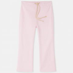 [741]MM  Women's 2025 New Lightweight Summer Pink Striped Casual Wide-Leg Pants for Petite Figures, Loose Straight Fit, Relaxed Style