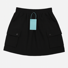 [255]MM  American Gray Workwear Short Skirt for Women Plus Size Spring New Arrival High-Waisted A-Line Body-Hugging Petite Casual Sporty Skirt Pants