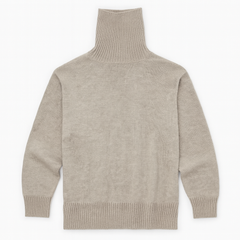 [471]MM  Thickened Imitation Wool Velvet Sweater Turtleneck Lazy Style Sweater for Women in Autumn and Winter with Loose Outer Layer Top