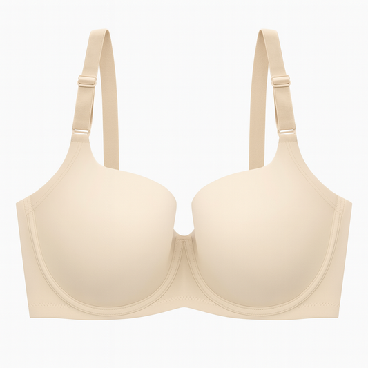 [609]MM  Yiqian [Comfort Level] Seamless Bra for Women Large Bust Slimming Push-up Underarm Control Anti-Sagging Smooth Thin Bra