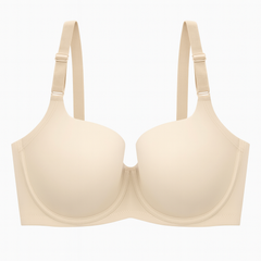 [609]MM  Yiqian [Comfort Level] Seamless Bra for Women Large Bust Slimming Push-up Underarm Control Anti-Sagging Smooth Thin Bra