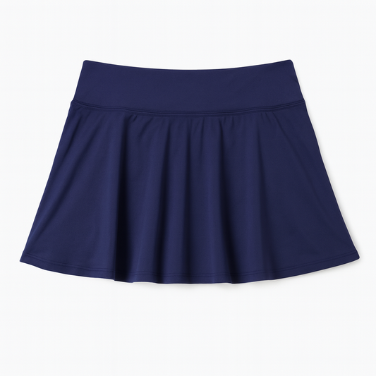 [043]MM  Summer Tennis Skirt for Euramerican Trendy Girls - Anti-Show-Through Double-Layered Sporty Mini Skirt for Running and Fitness, Quick-Dry