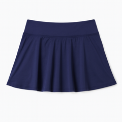 [043]MM  Summer Tennis Skirt for Euramerican Trendy Girls - Anti-Show-Through Double-Layered Sporty Mini Skirt for Running and Fitness, Quick-Dry
