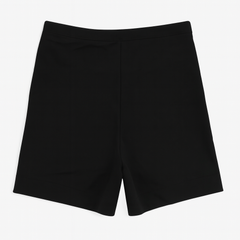 [866]MM  Plus Size Summer New Collection A-Line Wide-Leg Hot Pants for Women - Black Loose Slimming Shorts