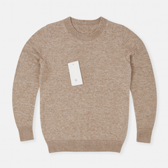 [466]MM   Light Luxury Minimalist Round Neck Women's Sweater, Loose Fit Thin Slimming Soft and Fluffy Low Neck Base Layer Inner Piece for Spring, Autumn, Winter