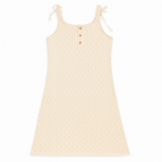 [514]MM  Vero Moda 2025 Summer New Arrival Cut-Out Inner Lining Three-Button Front Dress - Versatile