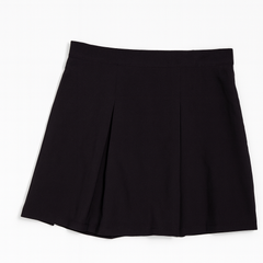 [304]GM   2025 Women's Spring and Summer Korean Style High Waist Slimming Black A-Line Skirt Plus Size Fashionable and Versatile Short Skirt