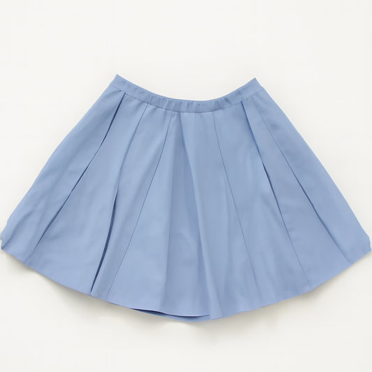 [532]GM  Spot Sale! Xiaoyi Custom Ballet-Inspired Girlish Charm Tencel Cotton Pleated A-Line Skirt