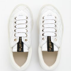 [586]MM 25 New Chanel-style Pique Pattern Color-blocked Platform Laced Casual Versatile Women's White Sneakers Sports Shoes