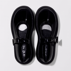 [494J]M Aizi Le Thick Platform Soles Mary Jane Leather Shoes for Women Summer 2025 New Arrival Retro English Style Sneakers