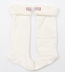 [310J]M High-top rain boot sock covers fashionable soft skin-friendly fleece knitted long socks cold-resistant warm versatile layering socks