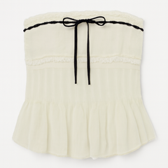 [261]GM Jiuyue Wu Hot Girl Tube Top Women's Summer Sexy Lace Design Niche Breast Pad Short Vest Suspender