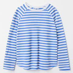 [716]GM  Fall New Collection Slouchy Round Neck Stripe Knit Sweater Loose-Fitting Base Layer Top for Plus Size Women