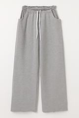 [813]GM   Women's Spring and Autumn Gray Wide-Leg Casual Pants 2025 New Collection Trendy American Retro Design Long Pants