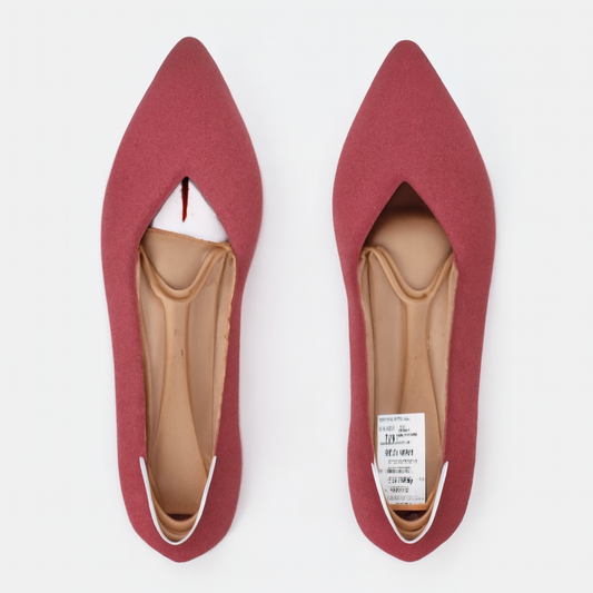 [431]MM REREJOY Princess Collection Spring and Summer Knitted Mesh Breathable Egg Roll Soft Insole Slip-On Flat Shoes