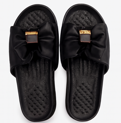 [031]NM Brand Clearance Yierkang Genuine Leather Trendy Bow Slippers for Women Summer Outdoor 2025 New Thick Sole Fashionable Sandals