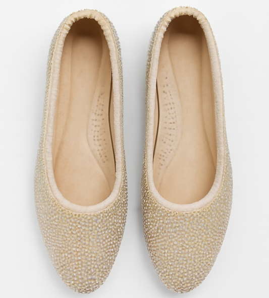 [038]NM Full Diamond Women's 2024 Spring and Autumn New Arrival European-style Soft Sole Flat Shoes with Single Strap and Soft Upper