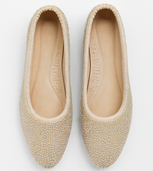 [038]NM Full Diamond Women's 2024 Spring and Autumn New Arrival European-style Soft Sole Flat Shoes with Single Strap and Soft Upper