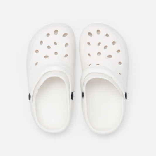 [538]NM Summer Cool Slippers for Nurses and Medical Staff in Hospitals, Thick Sole White Hole Shoes, Dual-use for Operating Rooms, Comfortable for Long Standing, Men and Women, Semi-Open