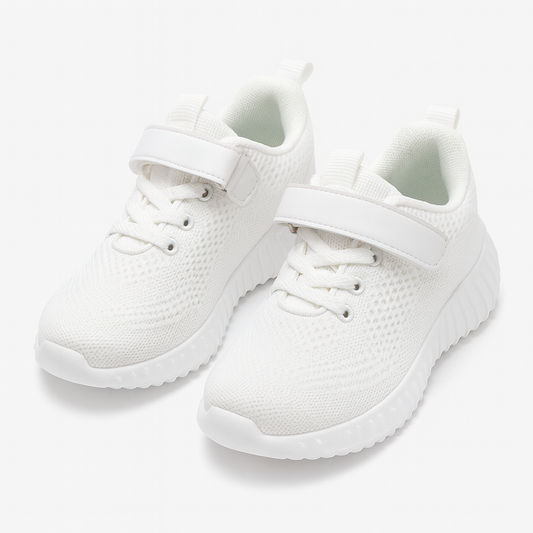 [933]NM Girls' White Sports Shoes 2025 Spring and Autumn New Arrival Mesh Breathable Black Children's Shoes Versatile Boys' White Sneakers
