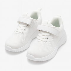 [189]NM 2025 Spring and Autumn New Arrival Mesh Breathable White Sneakers for Girls and Boys, Versatile Children's Black Shoes