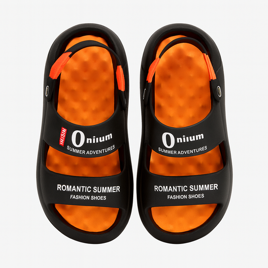 [687]NM [Promotion Price] Oriental Camel Men's Summer Outdoor Non-slip Sponge-like Comfort Sports Slippers Size 47 Dual Size Large 48 Massage