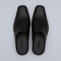 [633]NM Paris Bootcu pointed toe soft toe cap semi-slipper outdoor genuine leather slip-on mules sandal