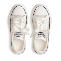 [770]NM Women's Summer New 10cm Thick Soles White Sneakers with Mesh and Sequins, 12cm High Heels Breathable Mesh Shoes