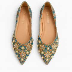 [187]NM Women's Mid-Heel Thick Heel Shallow Toe Single Shoes, Retro Style New Chinese Cheongsam Shoes, Chanel Style for Skirts, Exclusive and Comfortable