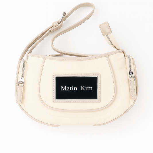 [208]NM South Korean Matin Kim Women's 2024 New High-End Commuting Single-Shoulder Crossbody Dumpling Bag