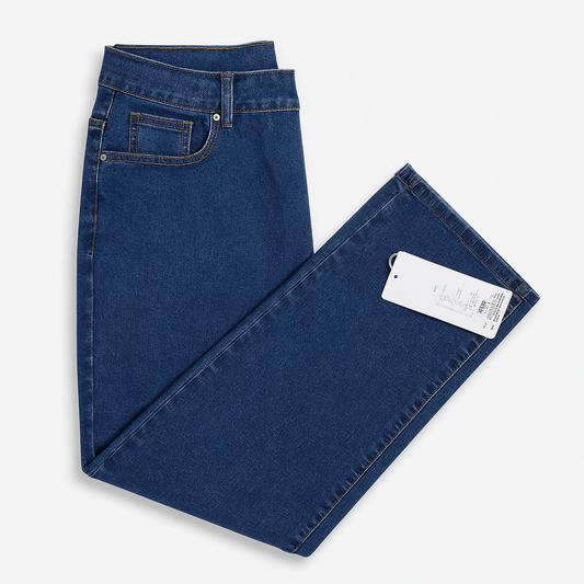 [685]NM Women's High Waist Loose Fit Slimming Elastic Jeans Dad Pants Harem Plus Size Curvy 200 Catties Pear-Shaped Trendy Student