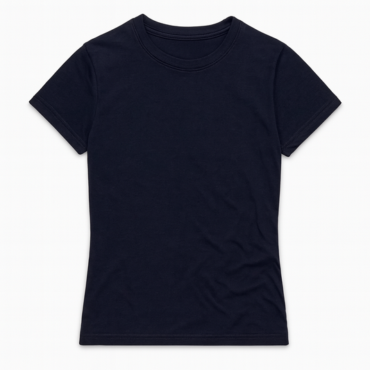 [541]GM  uuyeii High Intelligence Tencel Wool Solid Color Women's Summer New Slimming T-Shirts 3 Colors Office Wear Versatile Base Layer