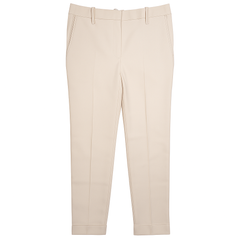 [751]NG   CM Naples Queen Washed Heavyweight Cotton Twill Chino Pants with Military Elements Mid-Rise Connected Waist