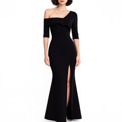 [905]MR Black Evening Dress Women High-End Luxury Niche 2025 New Collection Elegant Style Adult Birthday Party Dress