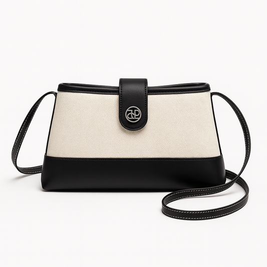 [976]NMR [In Stock] South Korean Depound Canvas Bag Official Replica of Cheo Jingyuan Patchwork Makeup Bag Shoulder Handheld Underarm Bag