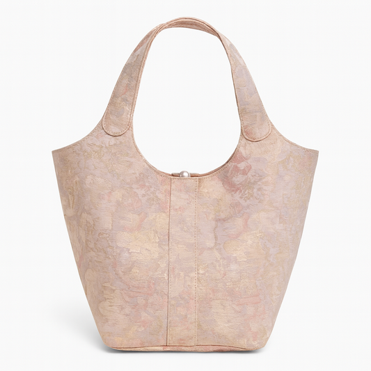 [901]NR New Chinese Style Women's Basket-Style Handbag with Song Brocade Embroidery, Niche High-End Feel, Perfect for Hanfu