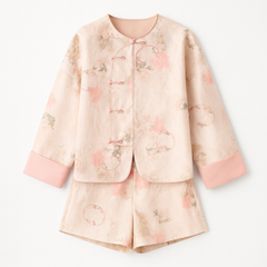 [311M] New Chinese Style Women's Petite 2024 Summer New Arrival Chinese Button Placket Vest and Shorts Two-Piece Set