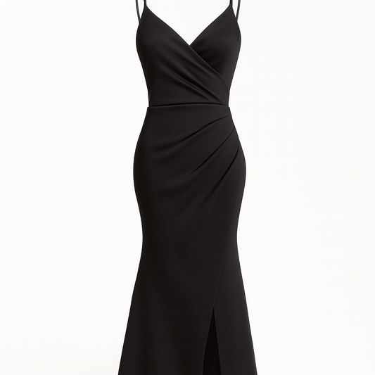 [363]MS Evening Dress Sexy Accessible Luxury Niche High-End Suspender Slit Long Fishtail Skirt Banquet Elegant Annual Meeting Host