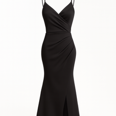[363]MS Evening Dress Sexy Accessible Luxury Niche High-End Suspender Slit Long Fishtail Skirt Banquet Elegant Annual Meeting Host