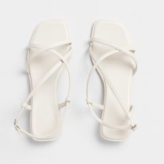 [128]JR This Year's New 2025 Summer French Roman Style Thick Heel High Heel Fairy Style French Niche with Skirt Sandals for Women