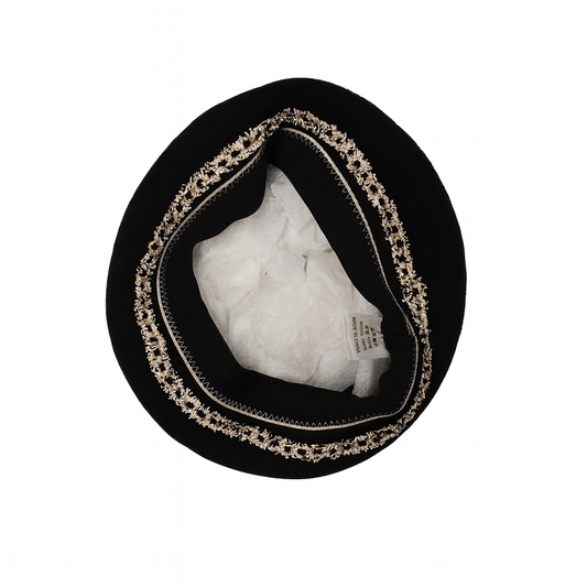 [627J] Jingyi Ju New Autumn/Winter Black Korean Style Instagram Beret for Kids Stylish and Versatile Japanese Style Influencer Artist Hat Trendy