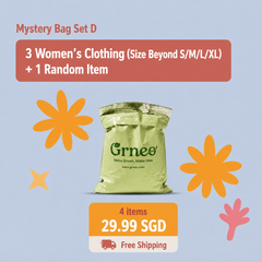 Set D: 3 Women’s Clothing (Sizes Beyond S/M/L/XL) + 1 Random Item - Size can not be selected and Shipping is free