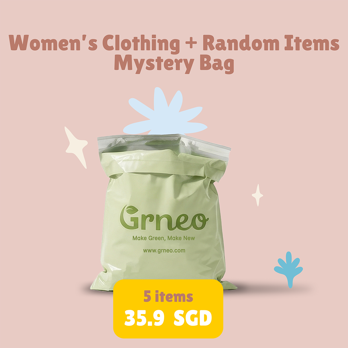 Women’s Clothing + Random Items Mystery Bag