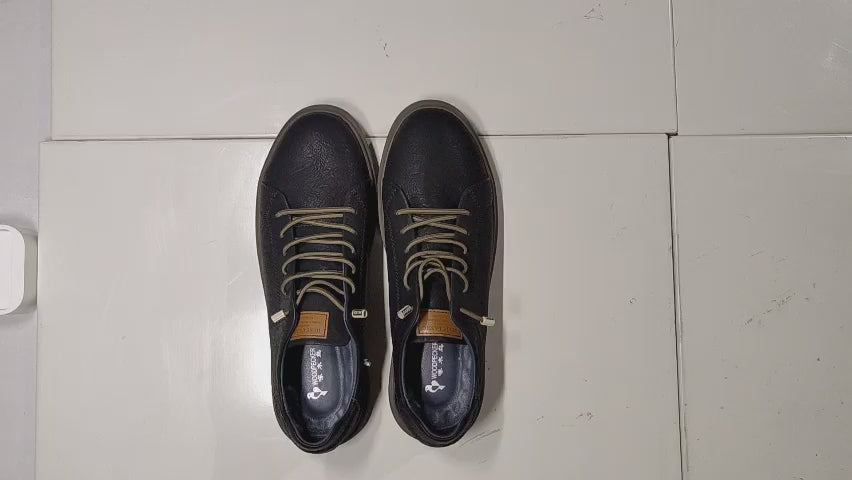 [361]JR Woodpecker Men's Summer 2025 New Arrival Perforated Breathable Sneakers Genuine Leather Casual Shoes Wide Size Trendy Shoes