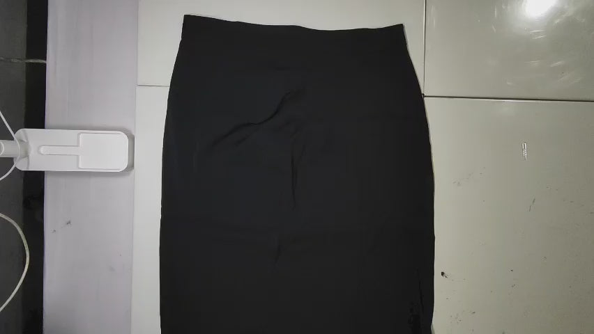 [558]MM  [Promotional Price] Plus Size Women's 2025 Summer New Arrival Tummy Flattering Mid-Length A-Line Skirt High-Waisted Slit Bodycon Skirt