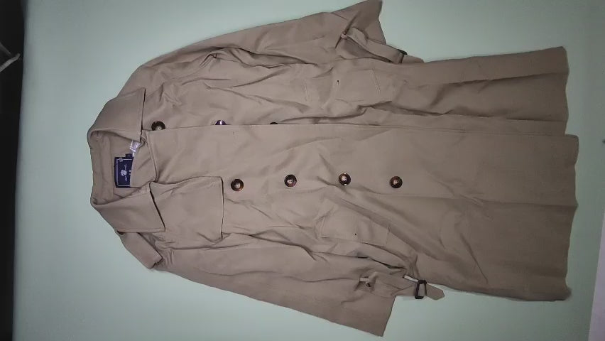 [419]GM   Women's 2025 New Mid-Length Windbreaker Jacket, Premium Korean-Inspired British Style, Loose Fit, Hangzhou Yifa